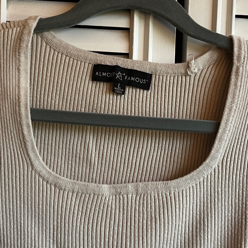 Cream Ribbed Leggings Set - Picture 7 of 14